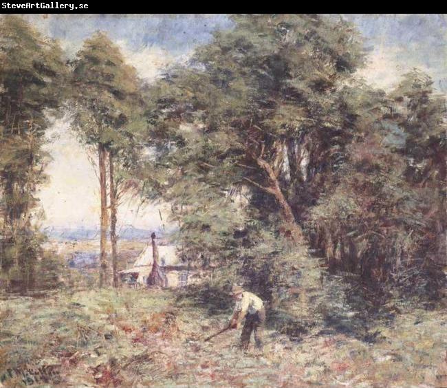 Frederick Mccubbin Labouring in the Bush